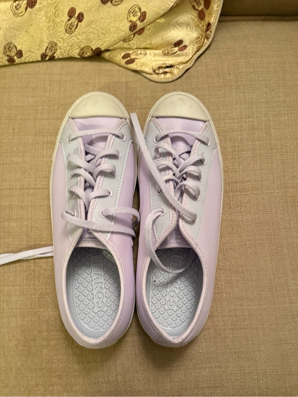 Converse Women's Light Lavender Low-Top Sneakers